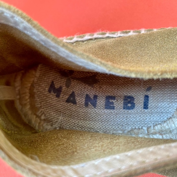 Manebi Suede Espadrilles with Palm Tree Motif - Picture 5 of 6